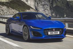 2022 Jaguar F Type Front Right Side in Blue
